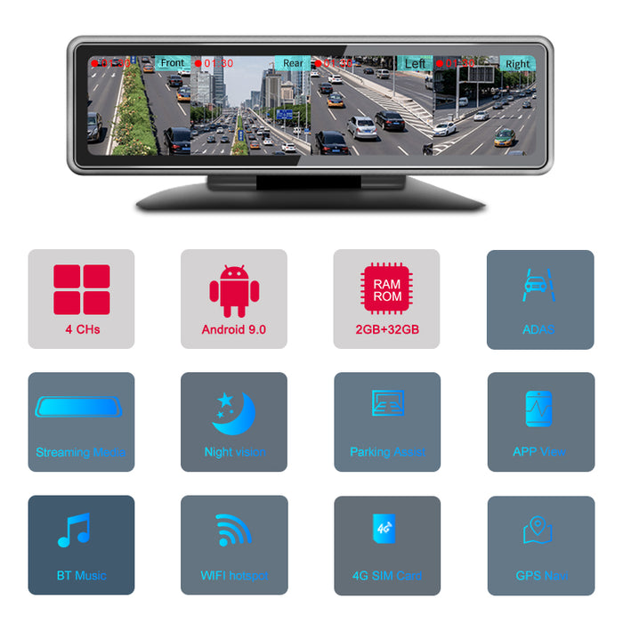 TopDawg LiveEye 1-4 Cam Live Streaming 4G/WIFI Dash Cam System