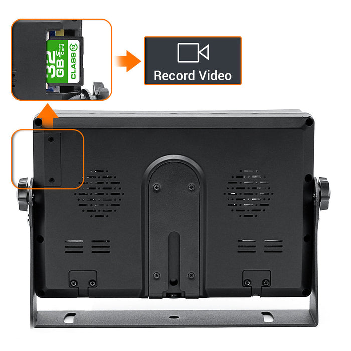 Top Dawg Zenith Multi-Cam 1 to 4 1080P DVR System w/ 7" LCD! Record & View up to 4 Viewpoints