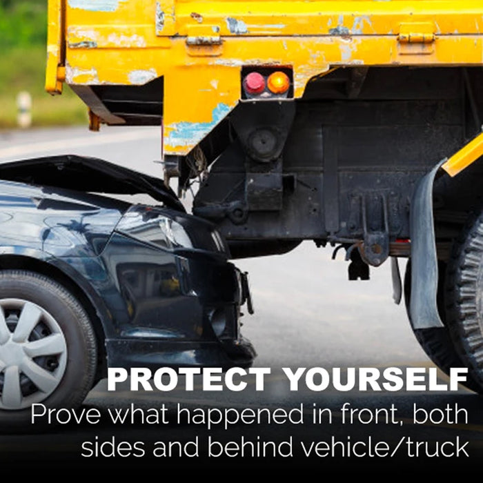 4th Gen 1080P Quad DVR Dash Cam - 4 Camera System