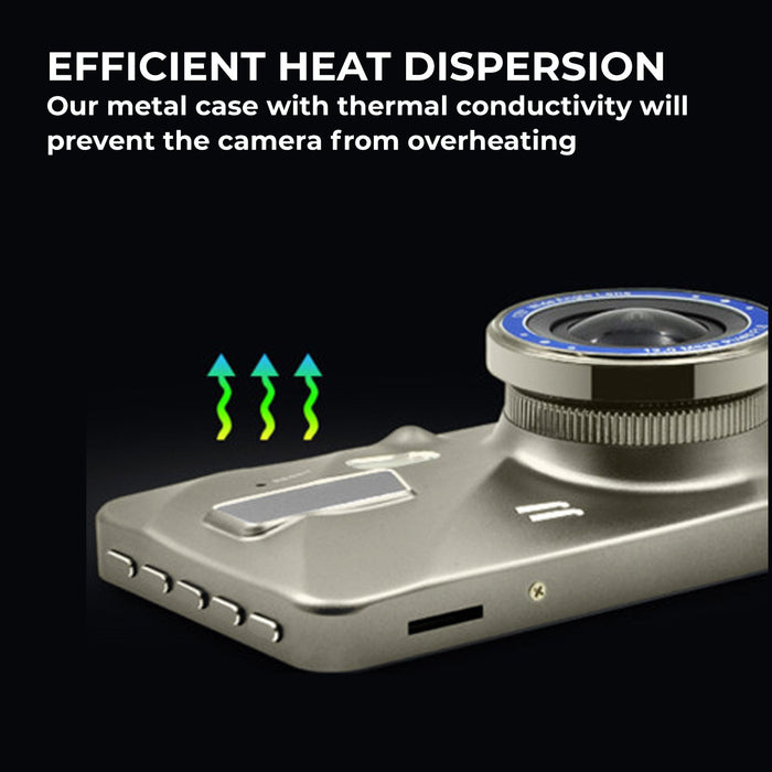 4th Gen 1080P Quad DVR Dash Cam - 4 Camera System