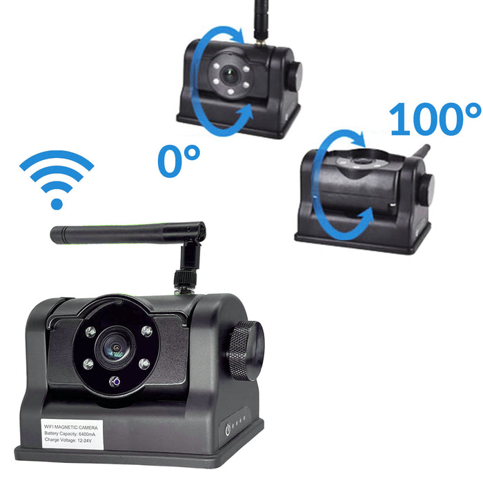 Top Dawg 1 to 4 Camera System with Built-In Battery & Magnet & 7" LCD Monitor!