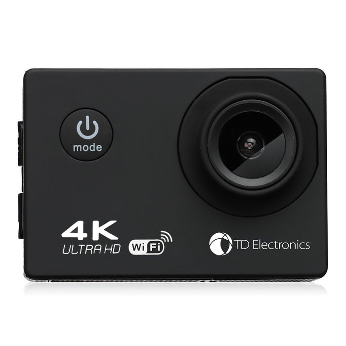 TD Platinum 4K Sports Cam - Action Cam with 10+ Mounts Included, Long Battery Life