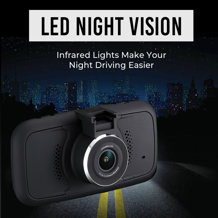 TD 2nd Gen 2K EagleEye 3 Cam GPS Dash Cam System - Record 3 Viewpoints Now With Wifi