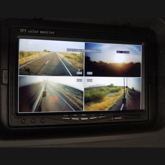 Top Dawg Black Box 1080P Dash Cam, 2-4 Cam MDVR System, For Fleets/ Truckers