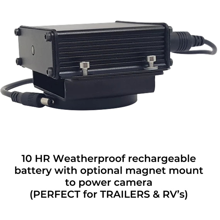 Digital Wireless Weatherproof Rechargeable Battery (10 hr) with Bracket (Ideal for trailers & RV's)