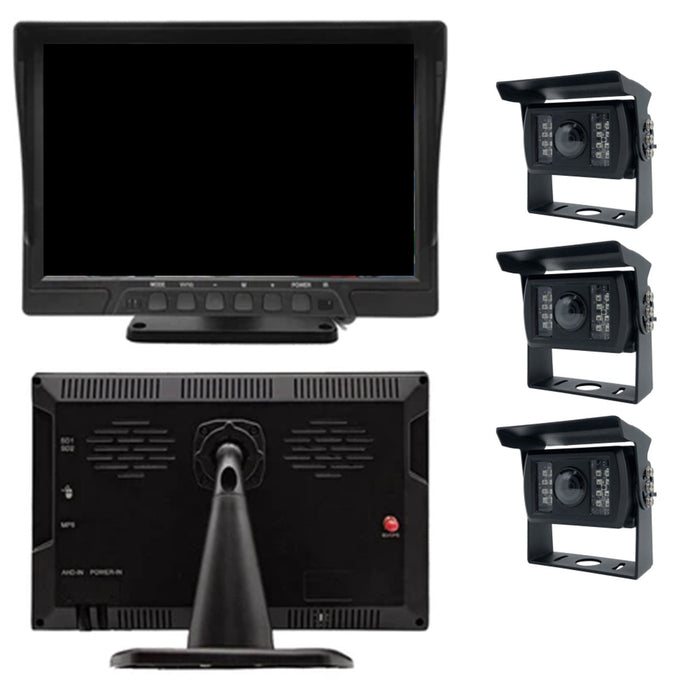 Top Dawg 3RD Gen WIRED DVR Camera System with 10inch LCD