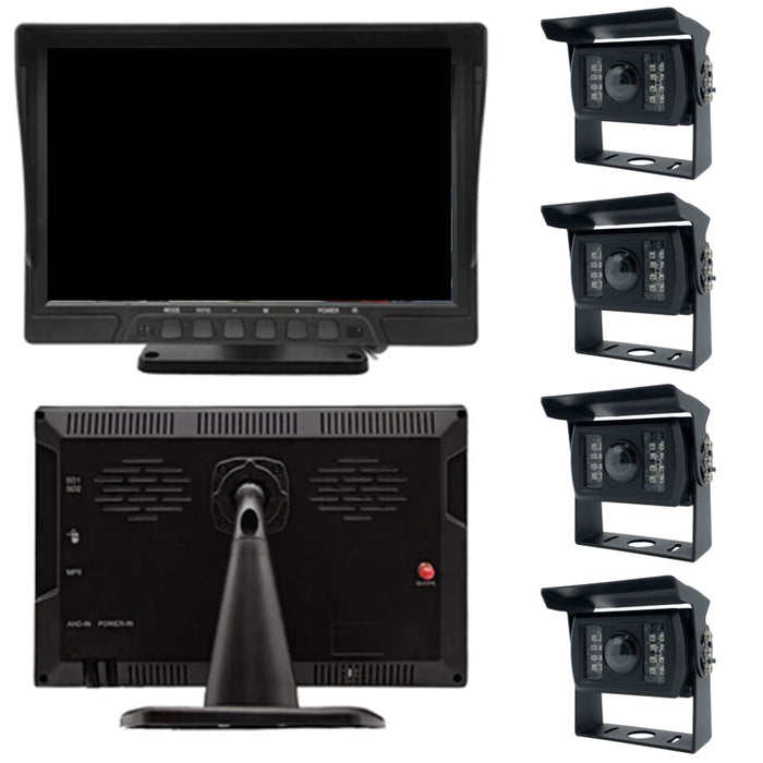 Top Dawg 3RD Gen WIRED DVR Camera System with 10inch LCD