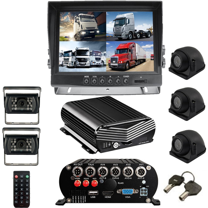 Top Dawg 1080P MDVR 3-8 Cam DVR System with 2.5 inch HDD Slot