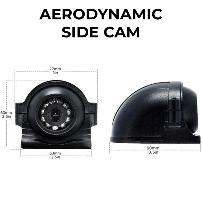 Top Dawg Zenith Multi-Cam 1 to 4 1080P DVR System w/ 7" LCD! Record & View up to 4 Viewpoints