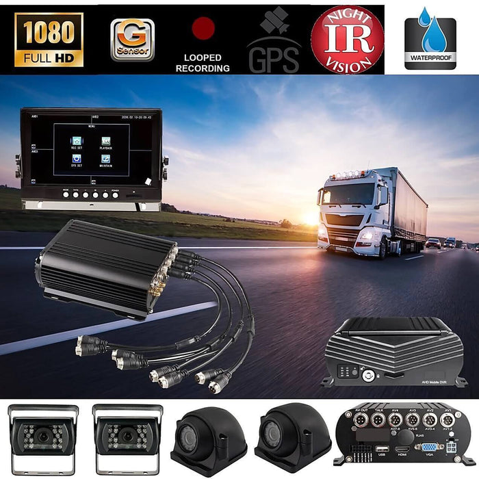 Top Dawg 1080P MDVR 3-8 Cam DVR System with 2.5 inch HDD Slot