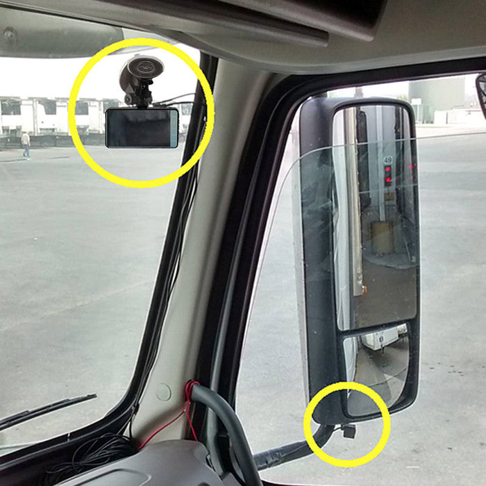 4th Gen 1080P Quad DVR Dash Cam - 4 Camera System