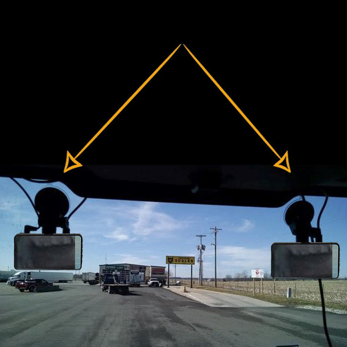 4th Gen 1080P Quad DVR Dash Cam - 4 Camera System