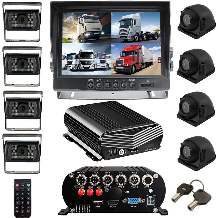 Top Dawg 1080P MDVR 3-8 Cam DVR System with 2.5 inch HDD Slot