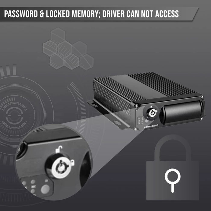 Top Dawg Black Box 1080P Dash Cam, 2-4 Cam MDVR System, For Fleets/ Truckers