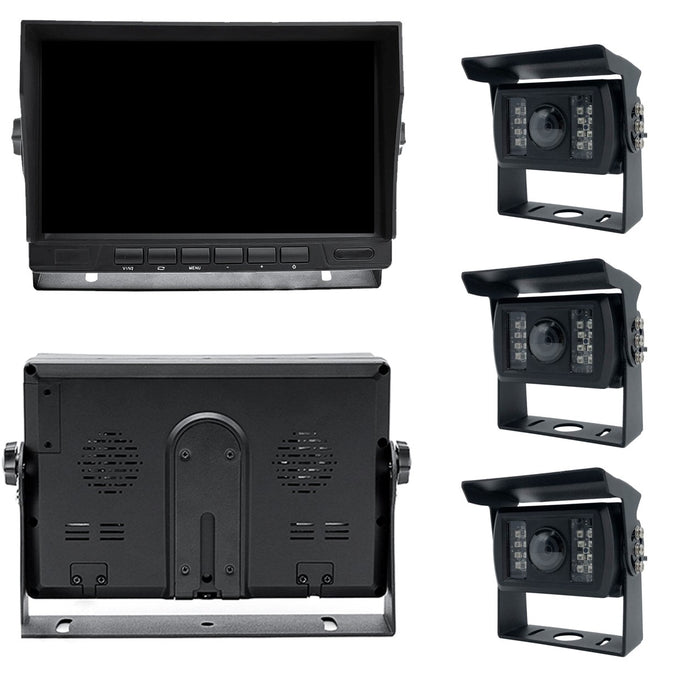 Top Dawg Zenith Multi-Cam 1 to 4 1080P DVR System w/ 7" LCD! Record & View up to 4 Viewpoints