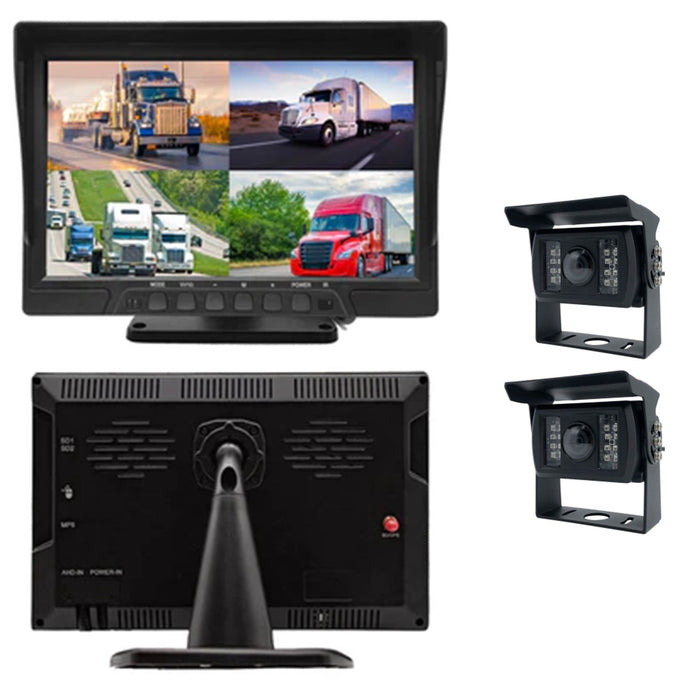 Top Dawg 3RD Gen WIRED DVR Camera System with 10inch LCD