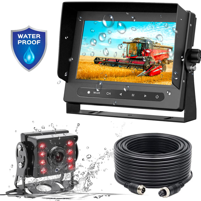 Top Dawg EagleEye Waterproof 7in Monitor with 1080P Waterproof Wired Backup Camera