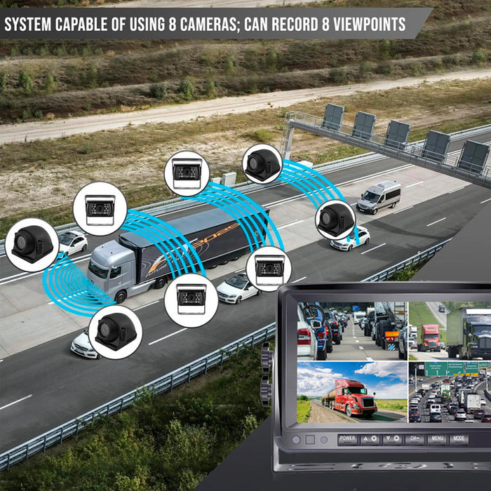 Top Dawg Live Streaming MNVR 1080P 3-8 Cam System with Built-In 4G, WIFI, GPS