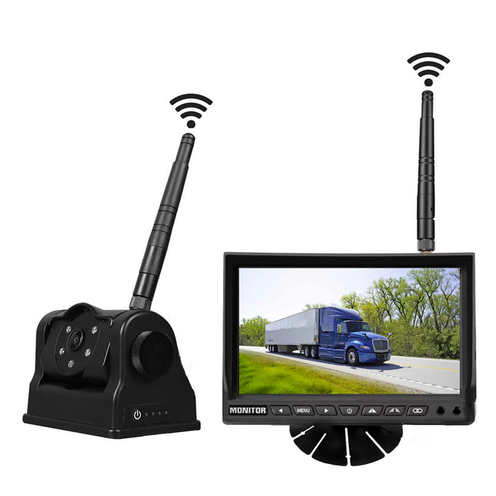 Top Dawg 1 to 4 Camera System with Built-In Battery & Magnet & 7" LCD Monitor!