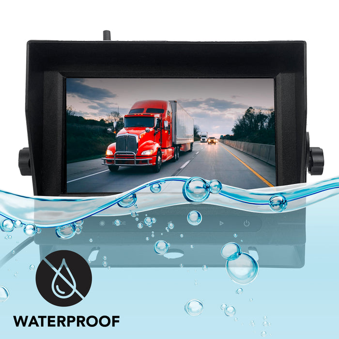 TopDawg EagleEye WATERPROOF WIRELESS Backup Cam System with Waterproof IP67 7inch LCD