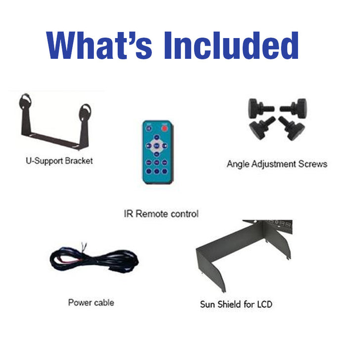 2nd GEN 9" Quad Screen Digital Wireless LCD with DVR (no cameras)