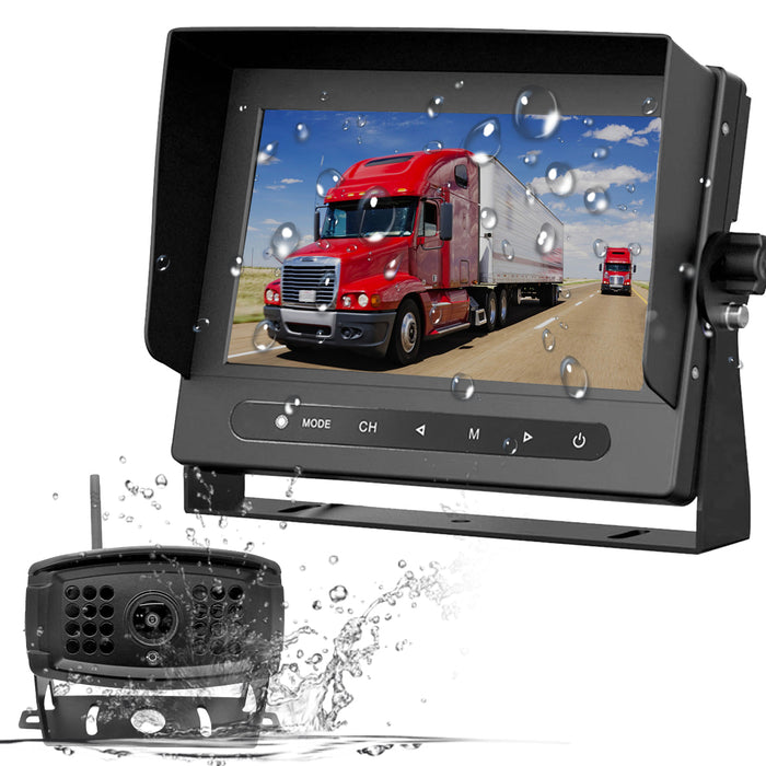 TopDawg EagleEye WATERPROOF WIRELESS Backup Cam System with Waterproof IP67 7inch LCD