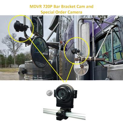 Top Dawg Zenith Multi-Cam 1 to 4 1080P DVR System w/ 7" LCD! Record & View up to 4 Viewpoints