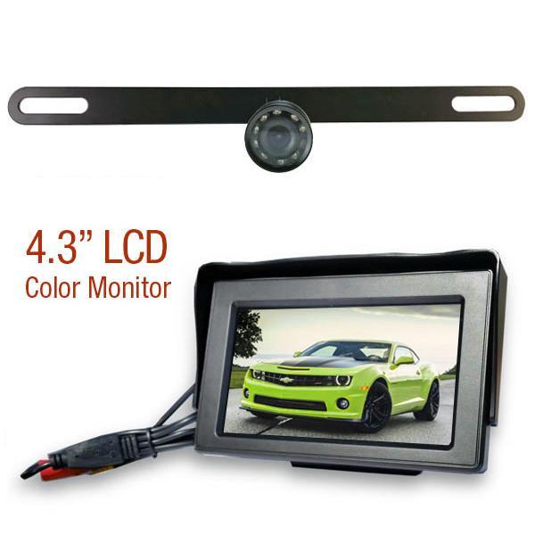 Top Dawg Wired License Plate Backup Cam