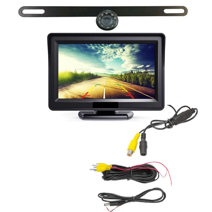 Top Dawg Wired License Plate Backup Cam