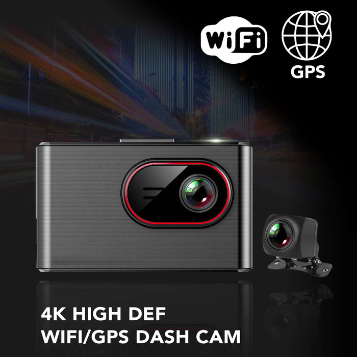 WIFI 2nd Gen 2K Pinnacle Touch Screen WIFI Dash Cam