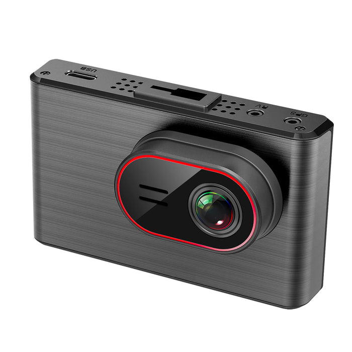 Car 3 Lenses Dash Cam 2-inch Screen Movement Detection Battery Powered  Rechargeable Wide Angle USB 2.0 Camera Recorder
