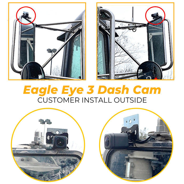TD 2nd Gen 2K EagleEye 3 Cam GPS Dash Cam System - Record 3