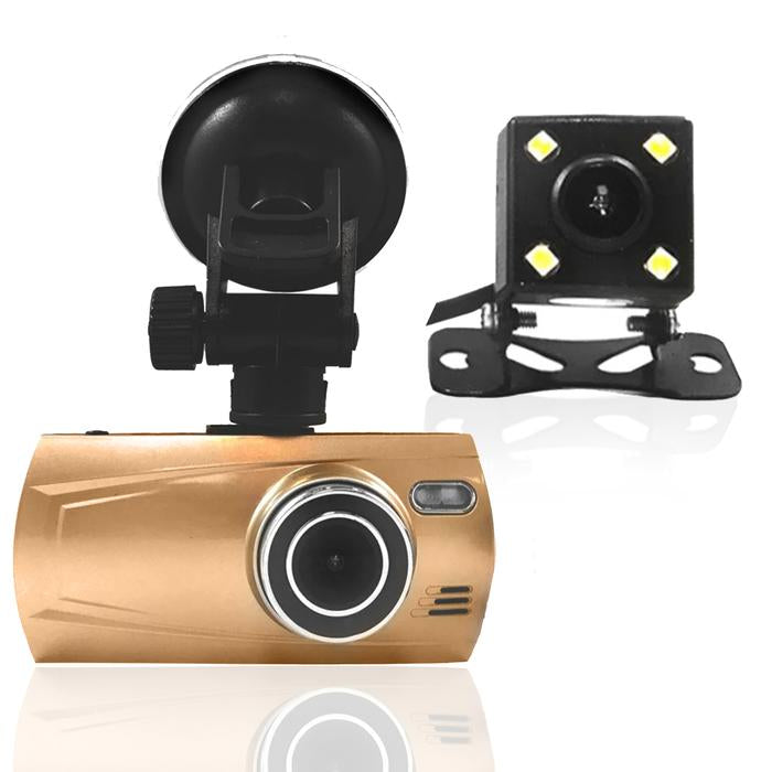 Dartwood Dash Cam with FHD 1080p, 3 LCD, 120° Wide Angle, WDR, Night Vision