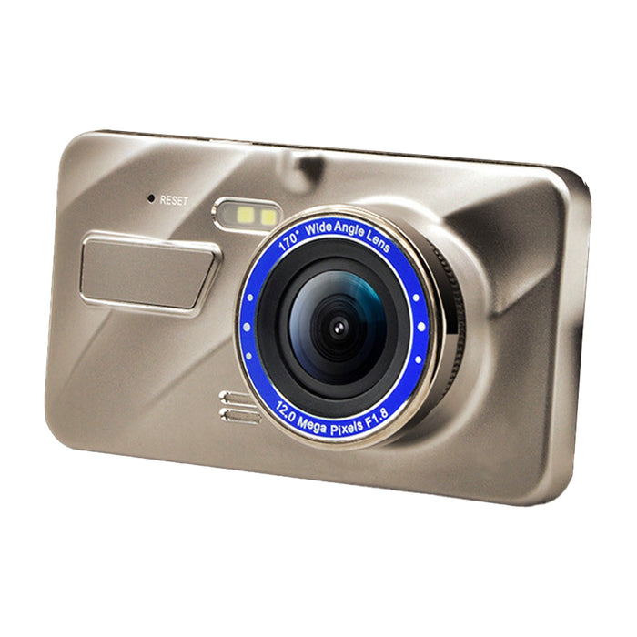 Prime Gold AHD Dash Cam with Touch Screen