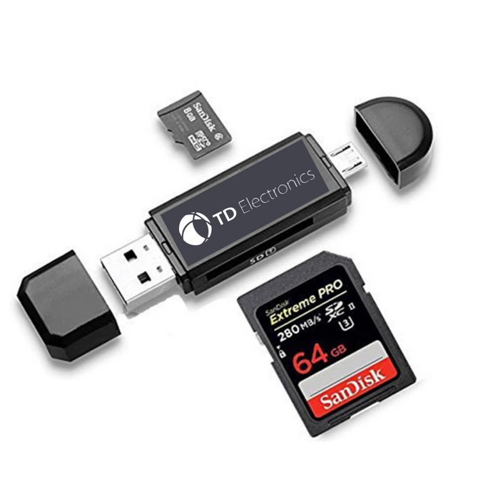 SD Card Reader for Phones/Tablet! Transfer Video to Phone/Tablet in Seconds