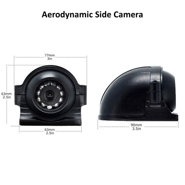 1080P Aerodynamic Side View Mount Cam with IR Lights