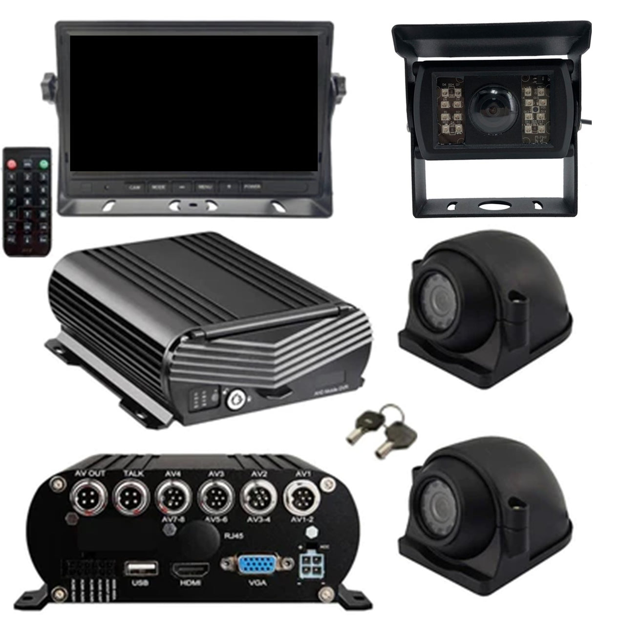 Top Dawg 1080P MDVR 3-8 Cam DVR System with 2.5 inch HDD Slot ...