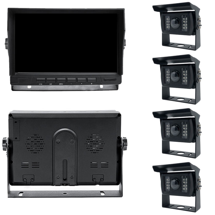 Top Dawg Zenith Multi-Cam 1 to 4 1080P DVR System w/ 7" LCD! Record & View up to 4 Viewpoints