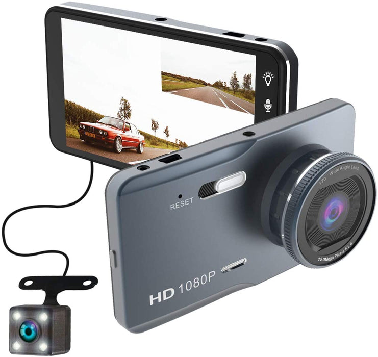 Prime AHD Dash Cam with Touch Screen, Optional 2nd Camera