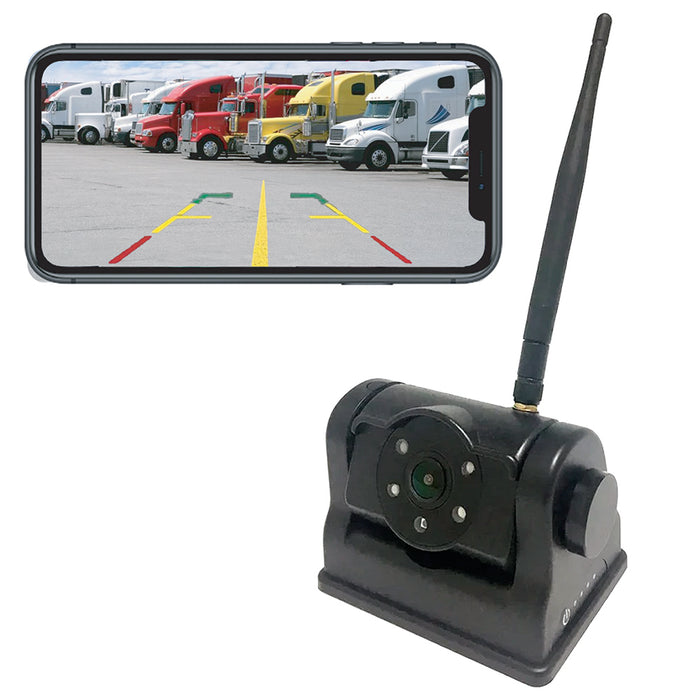 Wireless Backup Camera for Car Magnetic Trailer Hitch Reverse Camera with  Rechargeable Battery IR Night Vision Rear View Camera